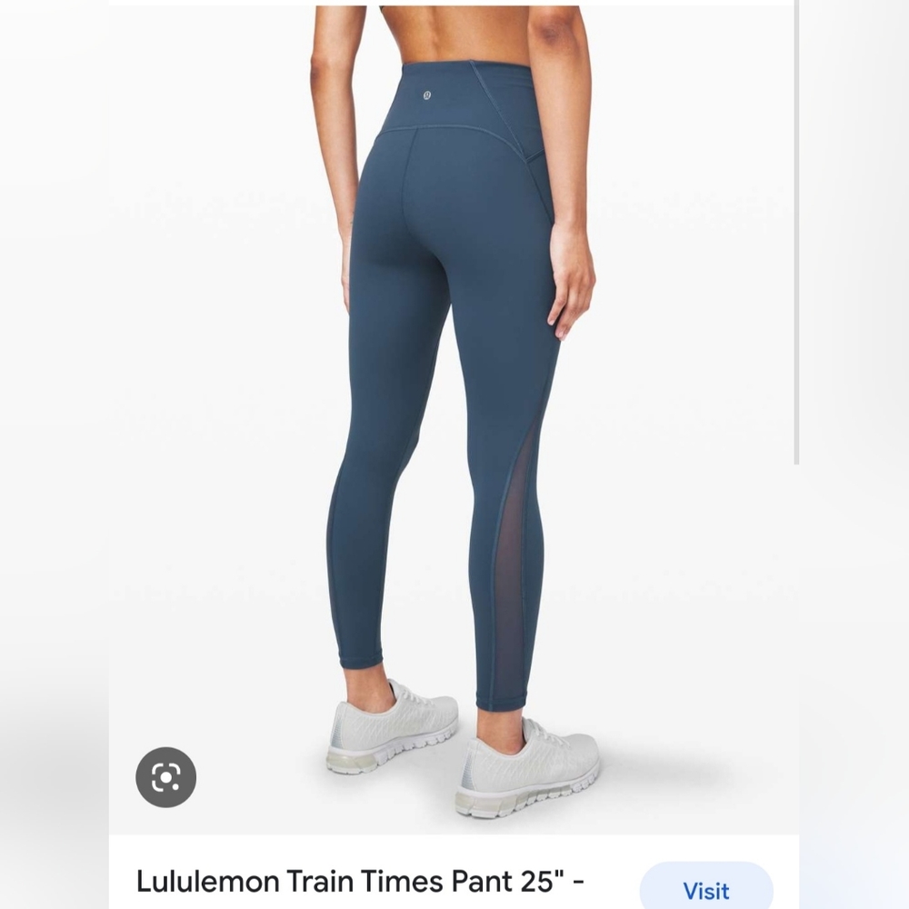 Lululemon Train Times 7/8 Code Blue